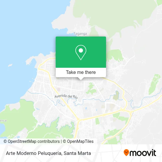 Arte Moderno Peluquería map