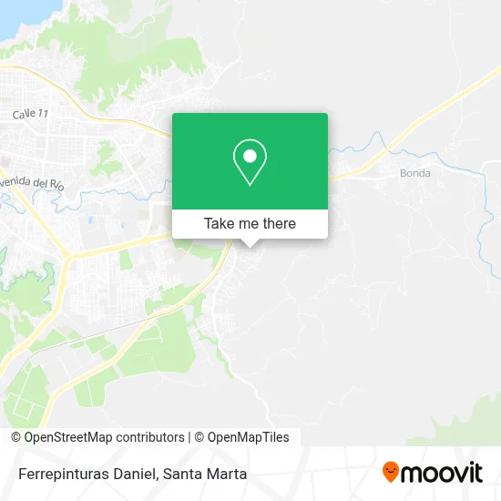 Ferrepinturas Daniel map