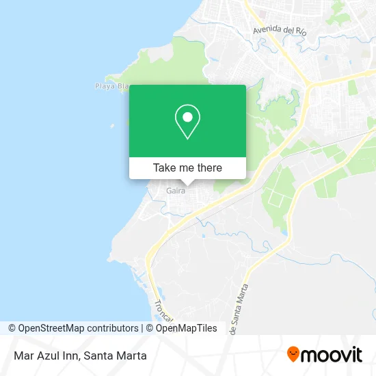 Mar Azul Inn map