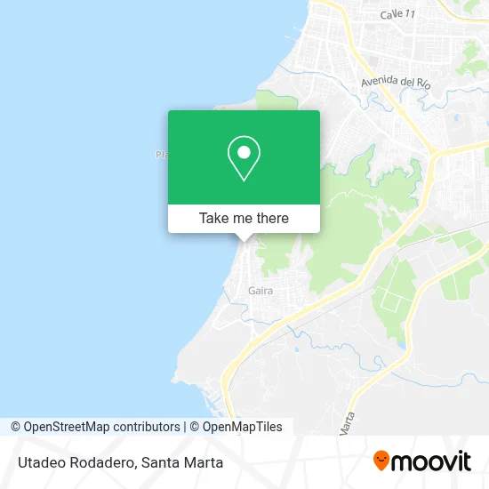 Utadeo Rodadero map