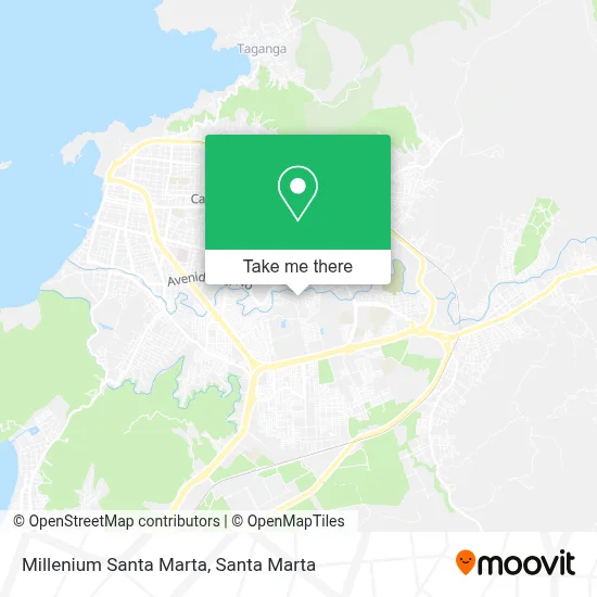 Millenium Santa Marta map