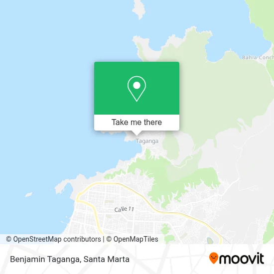 Benjamin Taganga map