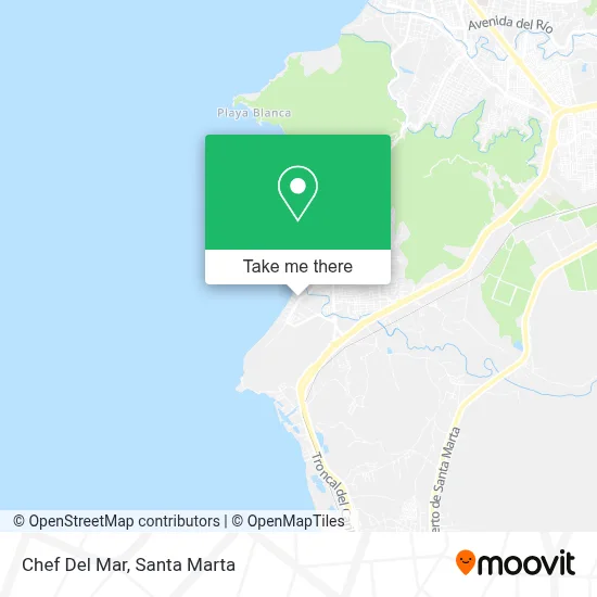 Chef Del Mar map