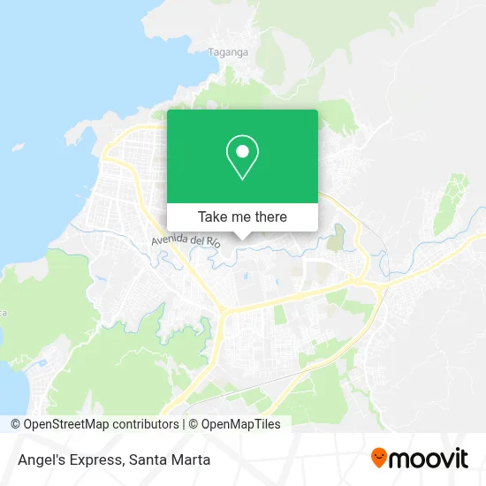 Angel's Express map