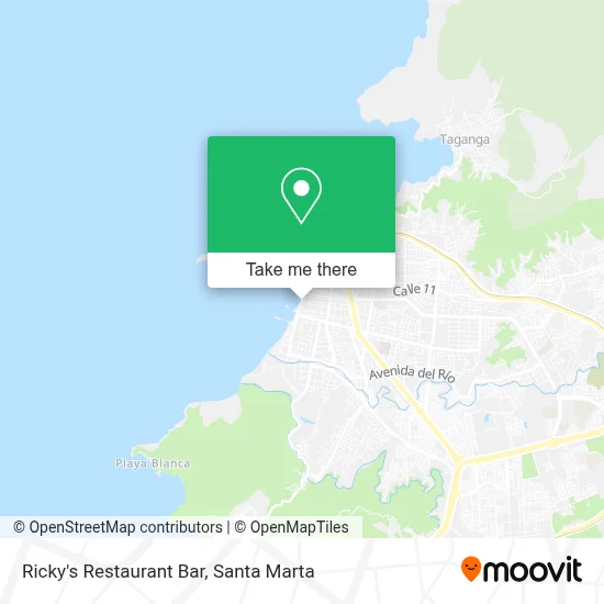 Mapa de Ricky's Restaurant Bar