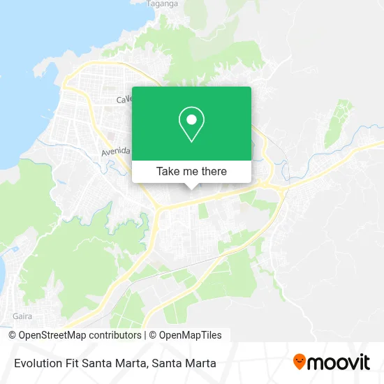 Evolution Fit Santa Marta map