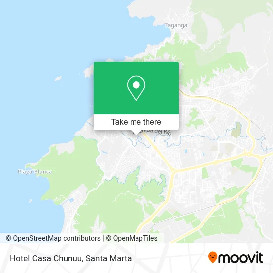 Hotel Casa Chunuu map