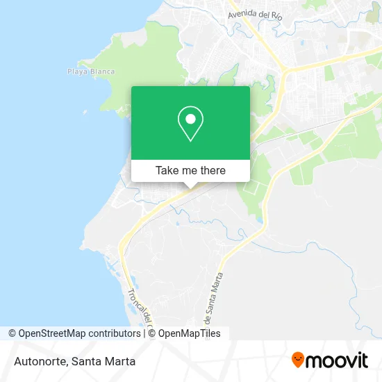 Autonorte map