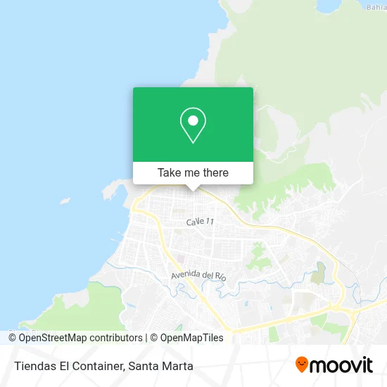 Tiendas El Container map