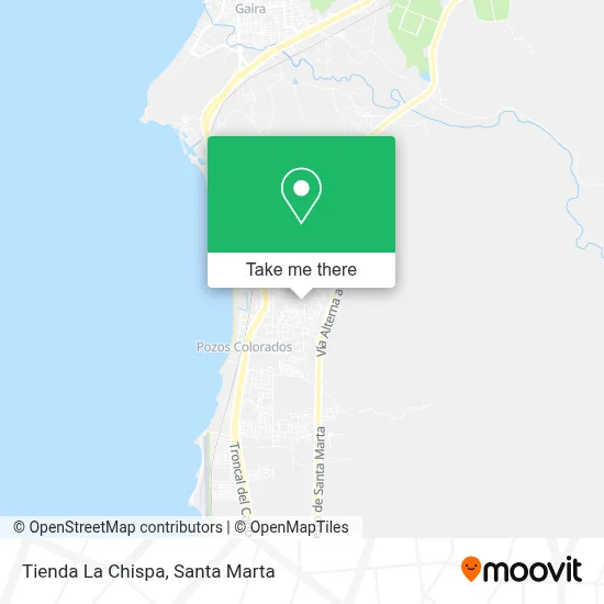 Tienda La Chispa map