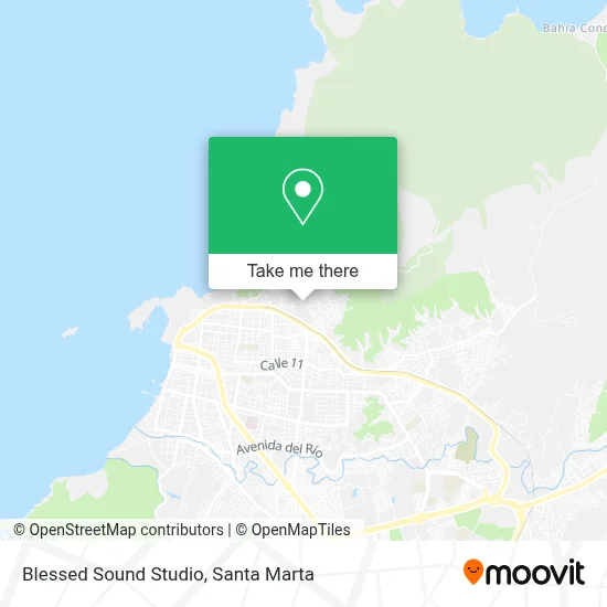 Blessed Sound Studio map