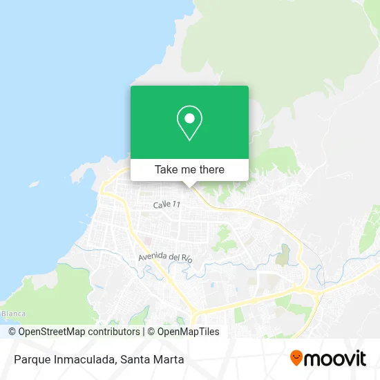Parque Inmaculada map