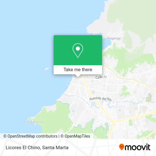 Licores El Chino map