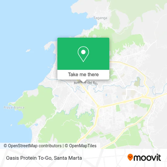 Oasis Protein To-Go map