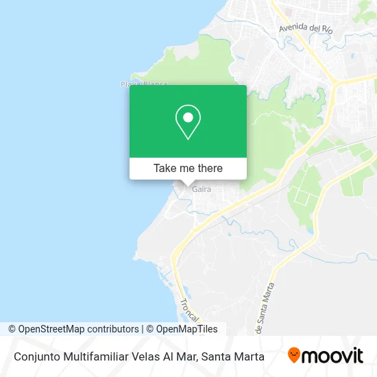 Conjunto Multifamiliar Velas Al Mar map