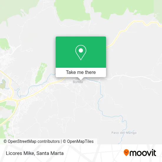 Licores Mike map