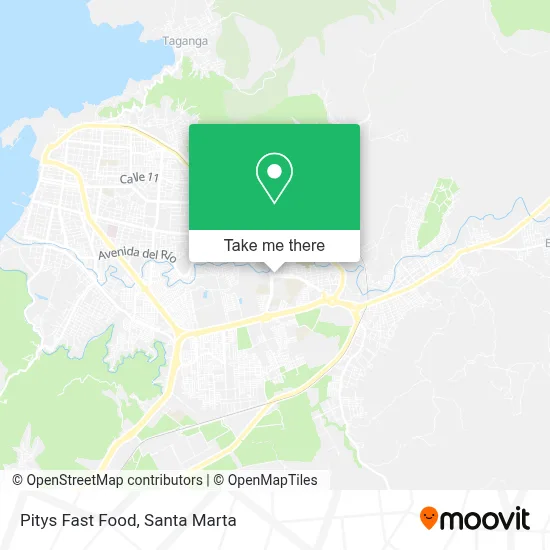 Pitys Fast Food map