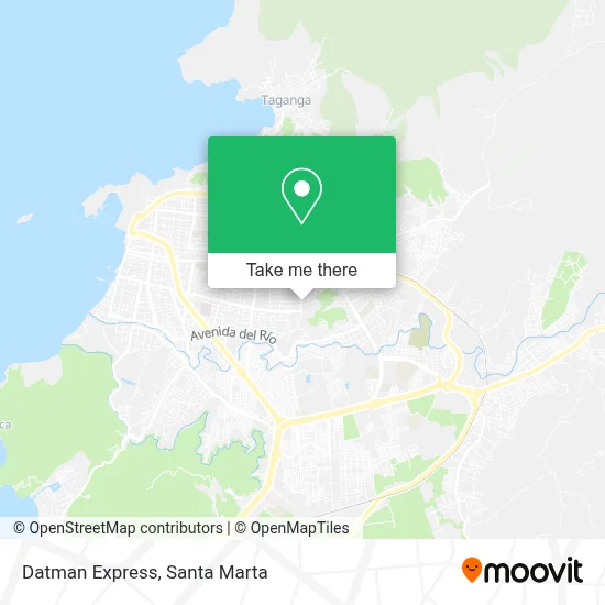 Datman Express map