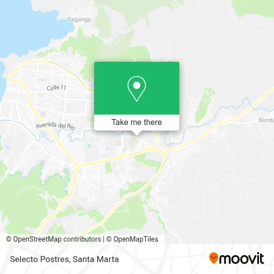 Selecto Postres map