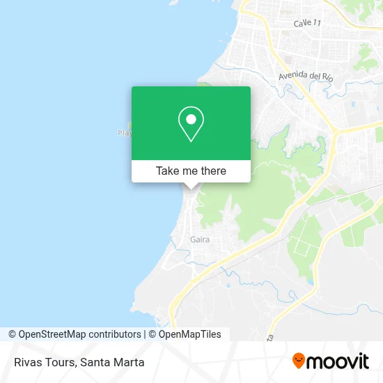 Rivas Tours map