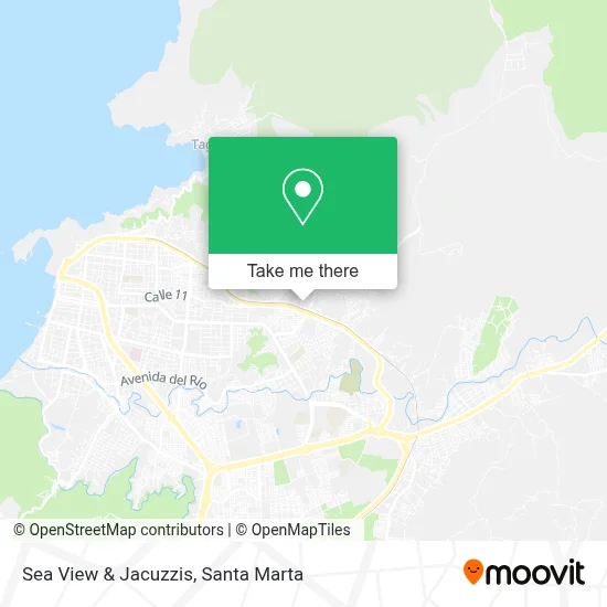 Sea View & Jacuzzis map