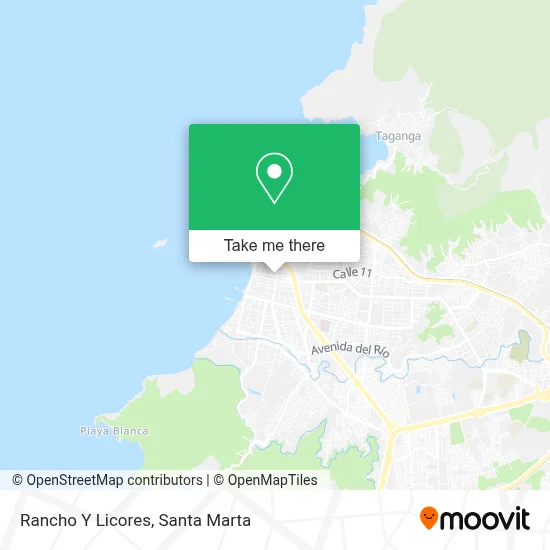 Rancho Y Licores map