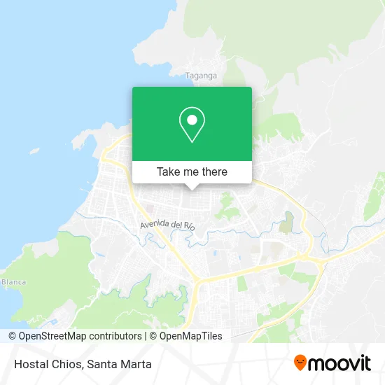 Hostal Chios map
