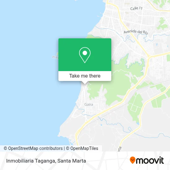Inmobiliaria Taganga map