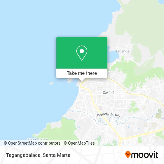 Tagangabalaca map