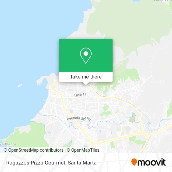 Ragazzos Pizza Gourmet map