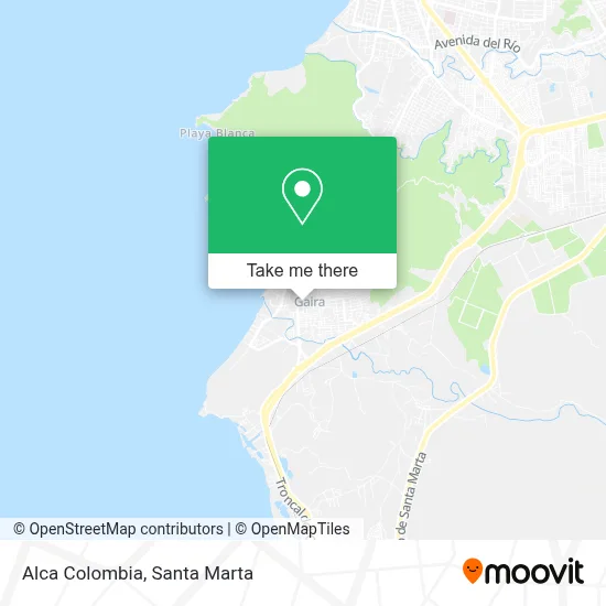 Alca Colombia map