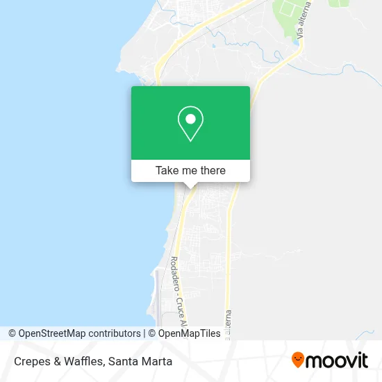 Crepes & Waffles map
