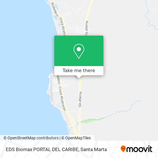 EDS Biomax PORTAL DEL CARIBE map