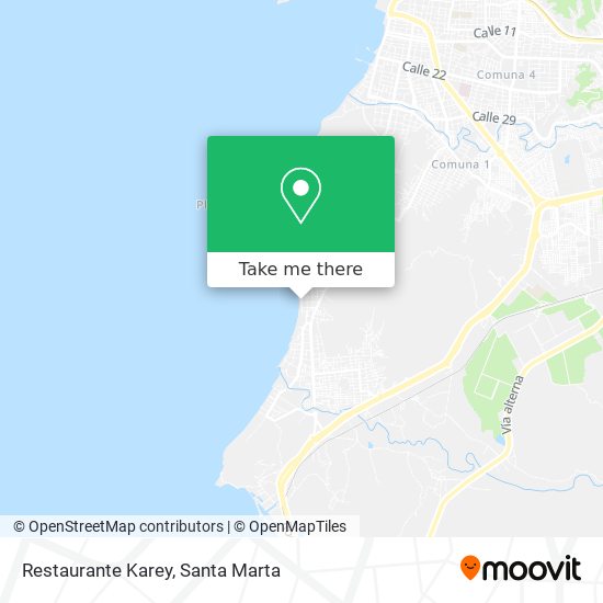 Restaurante Karey map