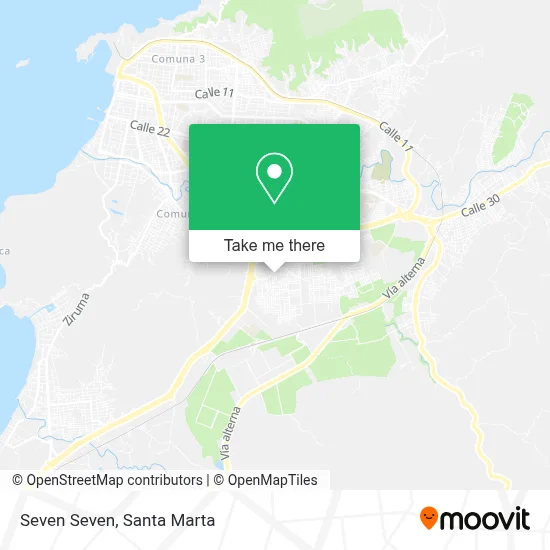 Seven Seven map