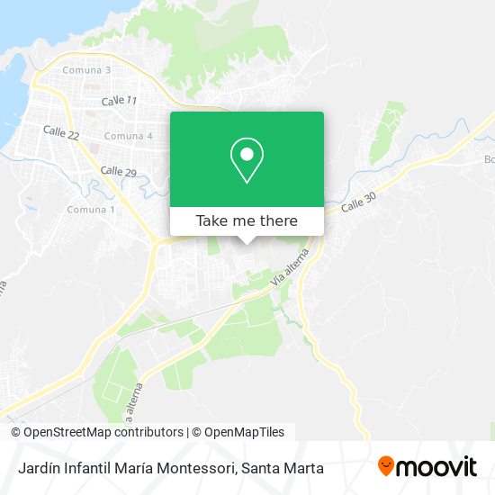 Jardín Infantil María Montessori map