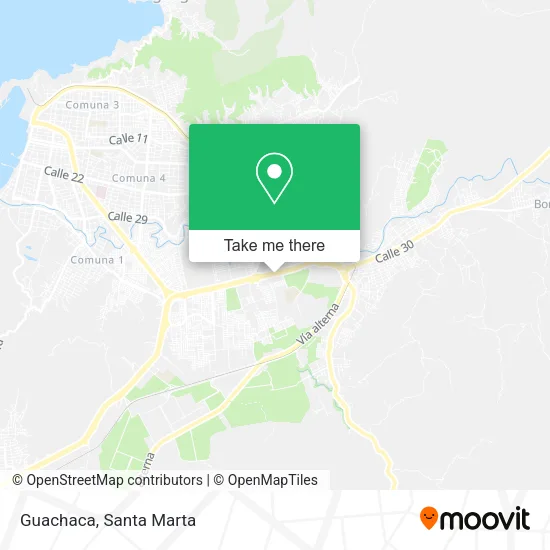 Mapa de Guachaca