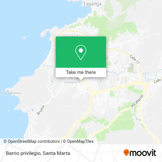 Mapa de Barrio privilegio