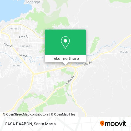 CASA DAABON map