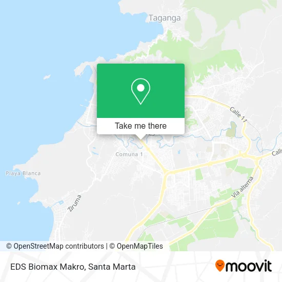 Mapa de EDS Biomax Makro