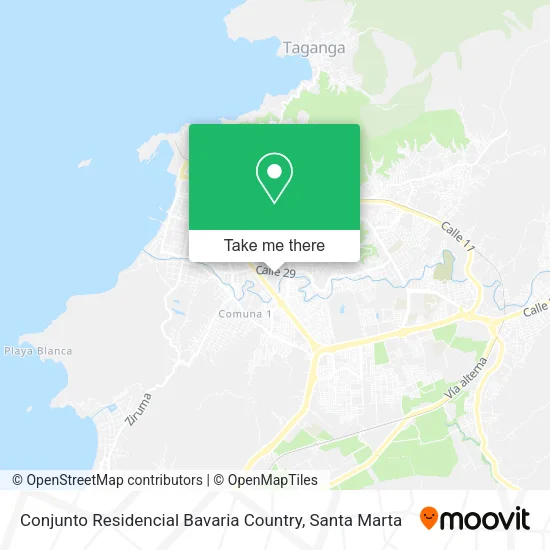 Conjunto Residencial Bavaria Country map
