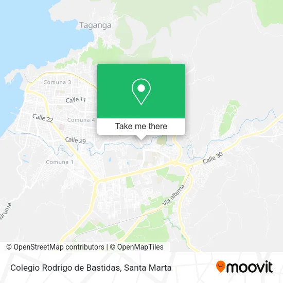 Mapa de Colegio Rodrigo de Bastidas