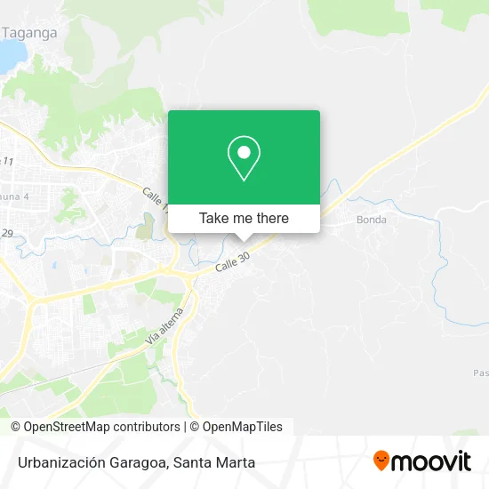 Mapa de Urbanización Garagoa