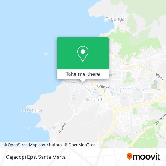 Mapa de Cajacopi Eps