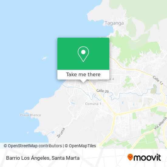 Barrio Los Ángeles map