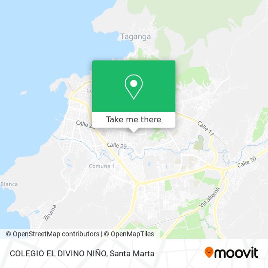 COLEGIO EL DIVINO NIÑO map