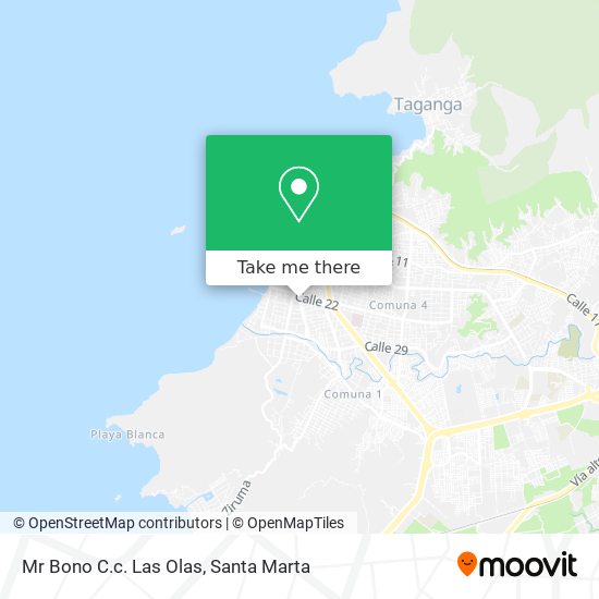 Mr Bono C.c. Las Olas map