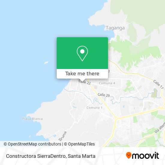Constructora SierraDentro map