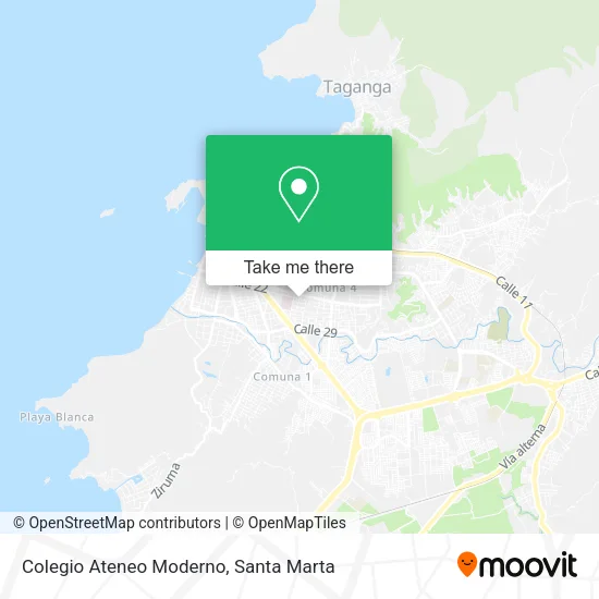 Mapa de Colegio Ateneo Moderno