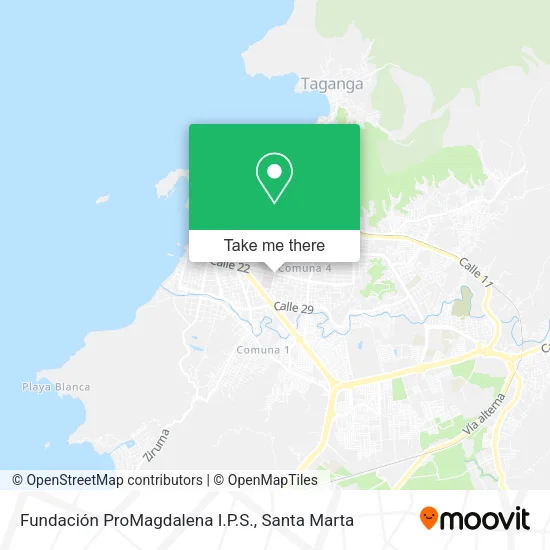 Mapa de Fundación ProMagdalena I.P.S.